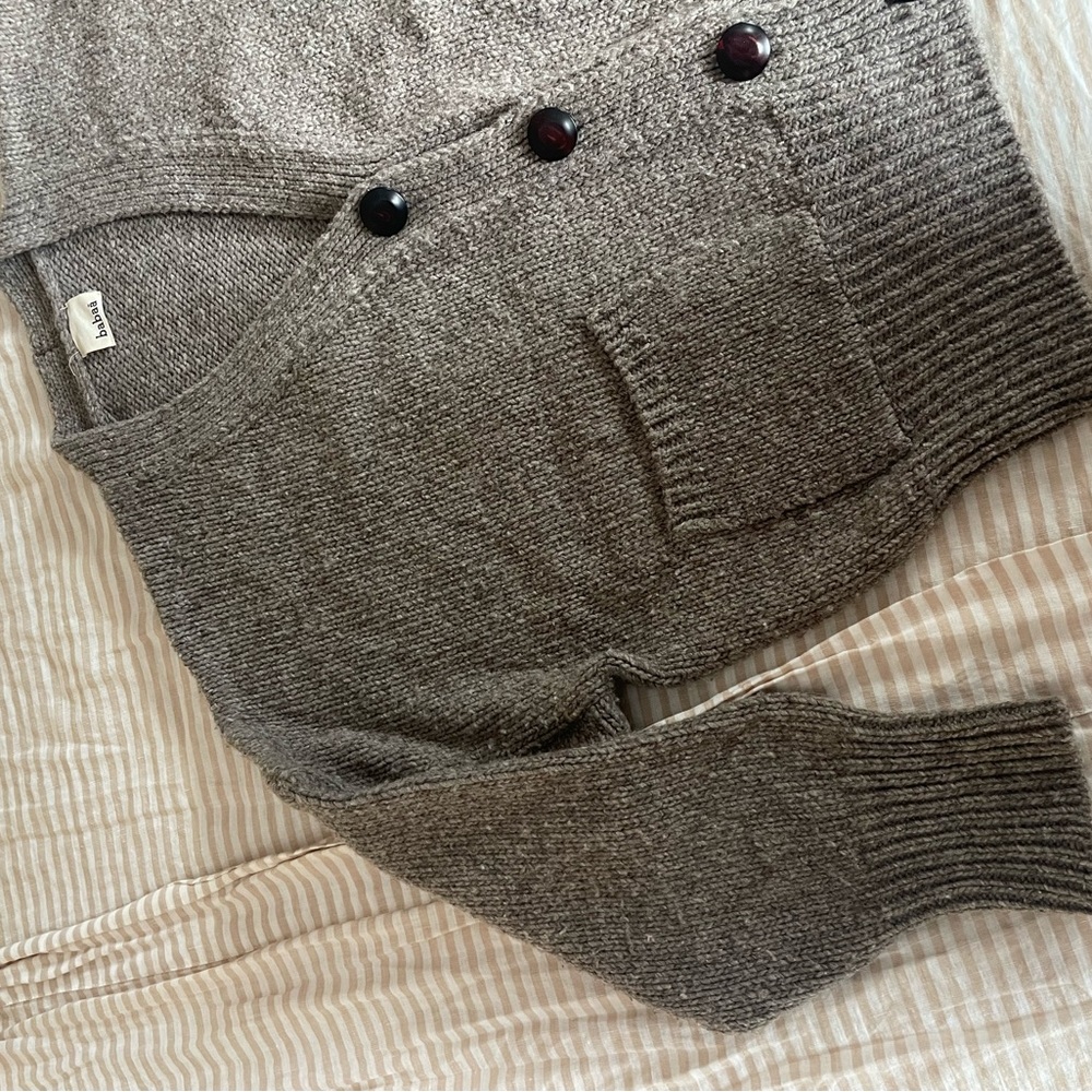Babaa cardigan no17 dark mist